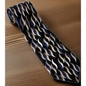 Ketch Men's NeckTie Geometric Design 57" Classic Length 3.75" Wide RN 43170